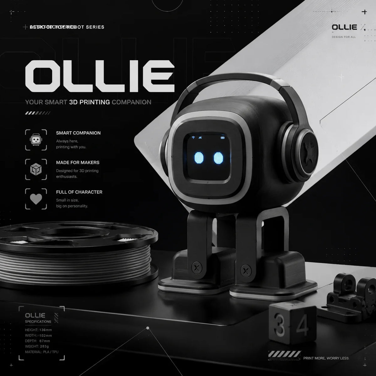 Ollie AI Desktop Robot — view 5