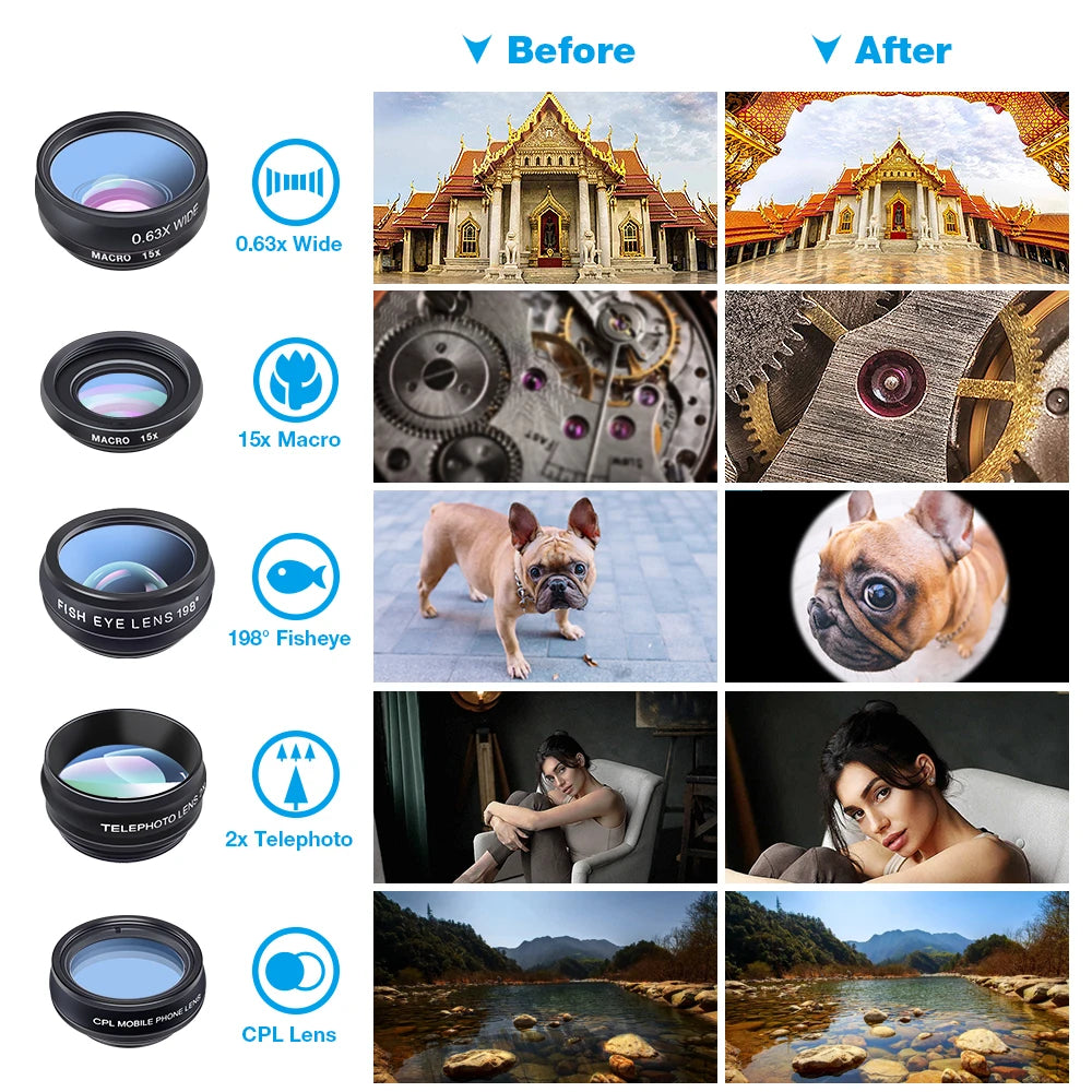 APEXEL 10-in-1 Lens Kit — view 4