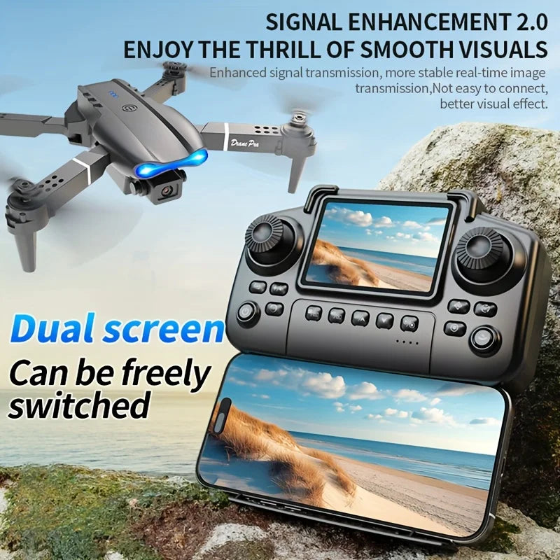 Screen Remote Foldable Drone — view 3