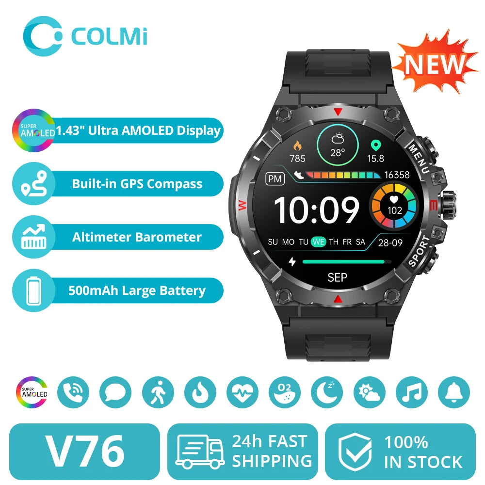 COLMI V76 GPS Smartwatch — view 2