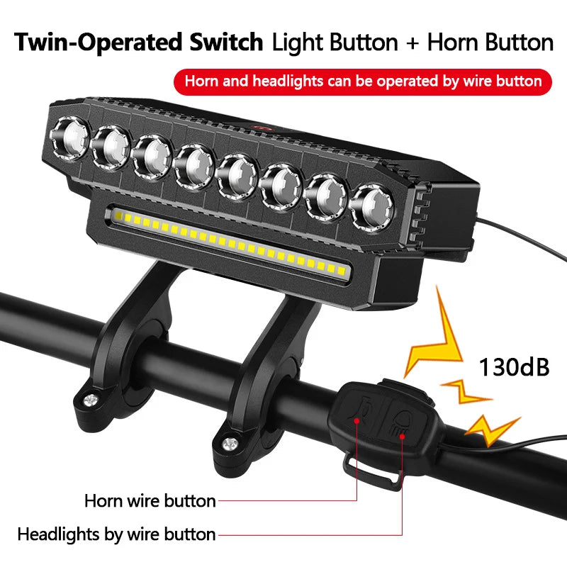 Bike Headlight with Horn — view 2