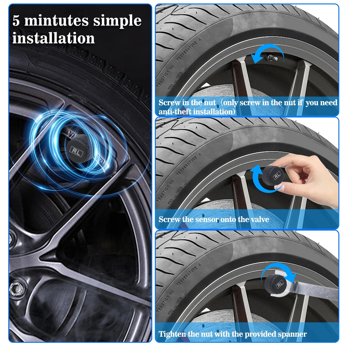 Solar Tire Pressure Monitoring System — view 5