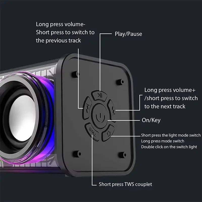 Transparent Mecha Bluetooth Speaker — view 5