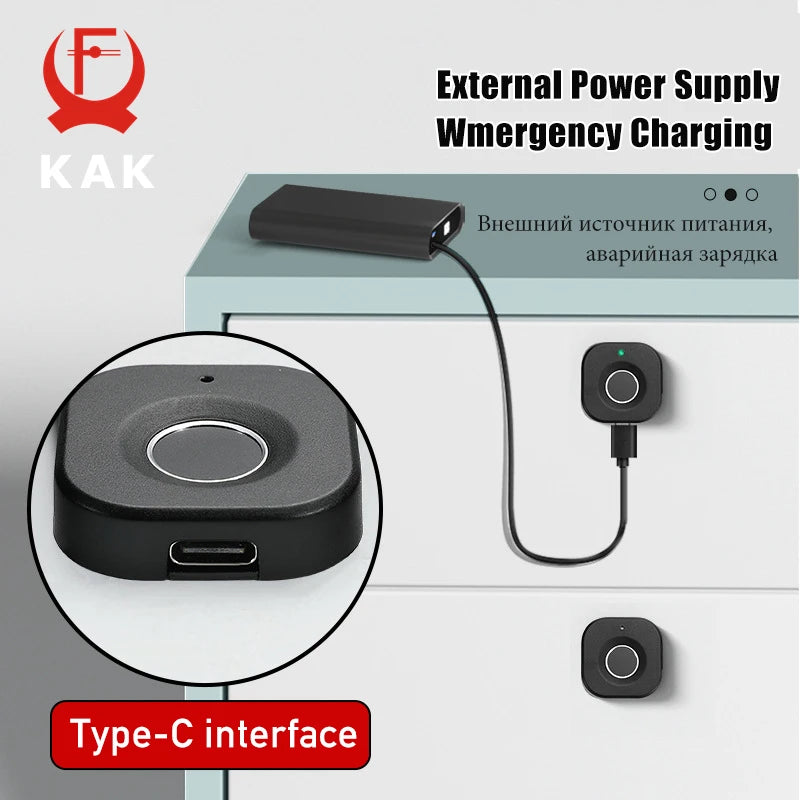 KAK Fingerprint Cabinet Lock — view 6