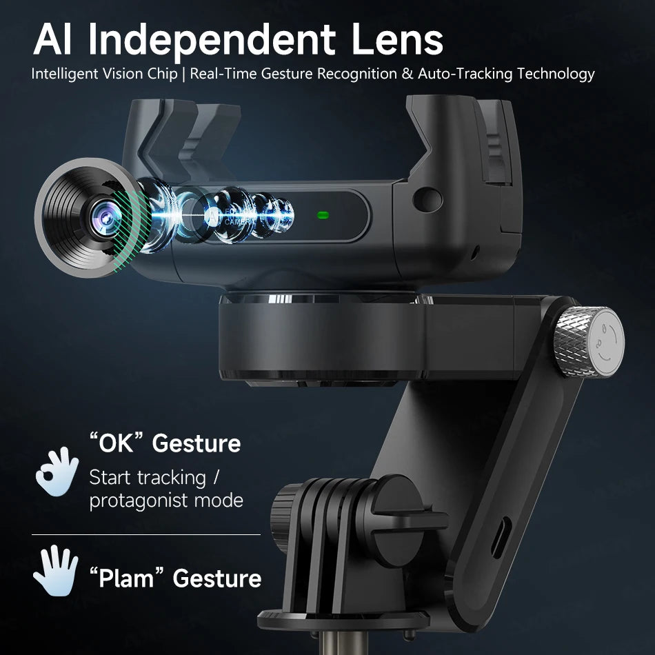 AI Face-Tracking Phone Holder — view 3