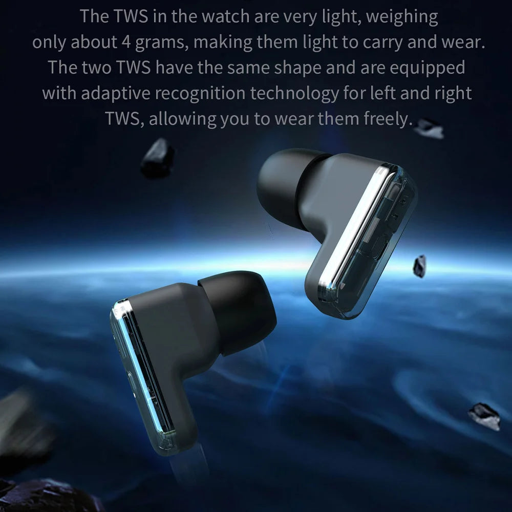 2-in-1 Smartwatch with Earbuds — view 5