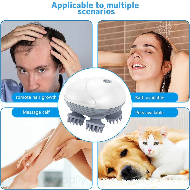 Waterproof Scalp Massager — view 4