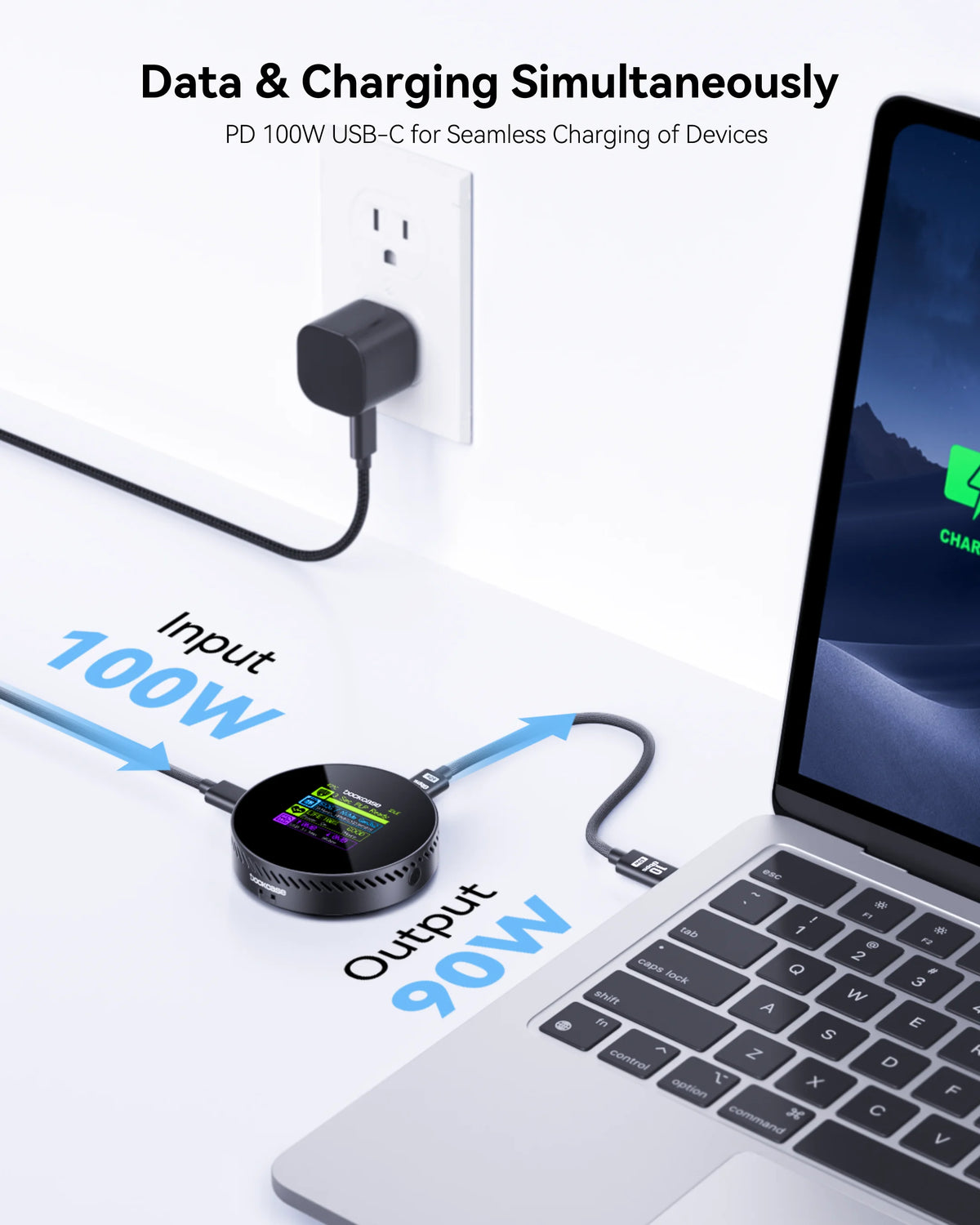 Dockcase MagSafe M.2 SSD Enclosure with Smart LCD — view 4