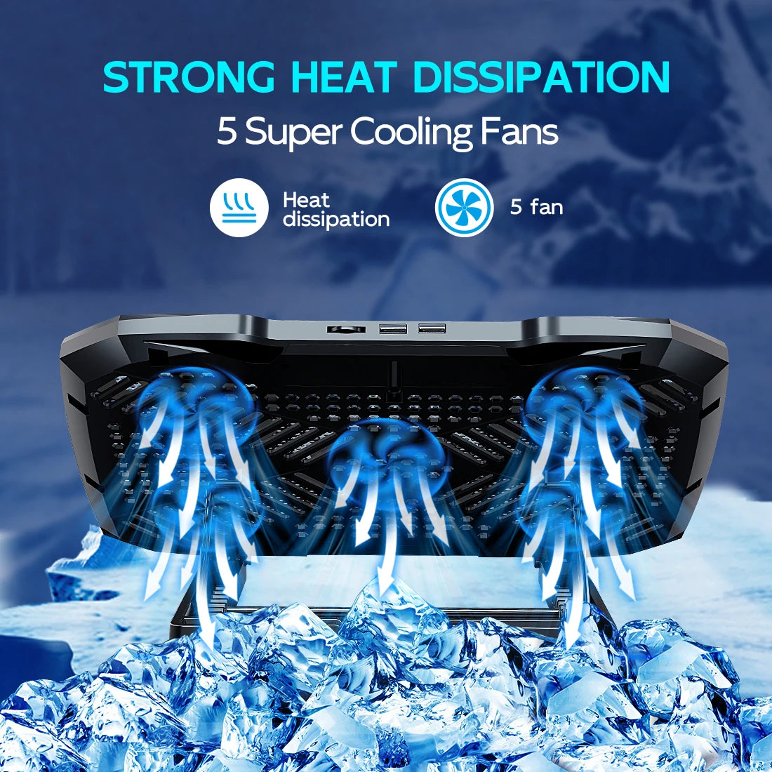 COOLCOLD Laptop Cooling Pad — view 3