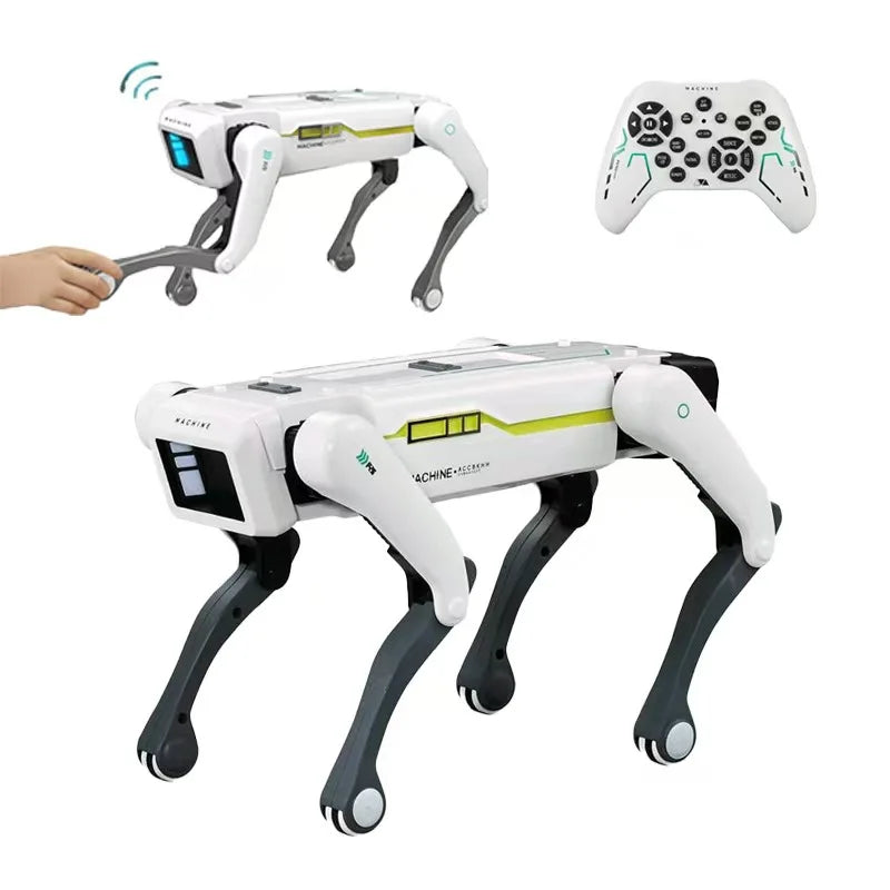 AI Robot Dog — Voice Chat, App Control, Programmable Moves & Grabber Arm