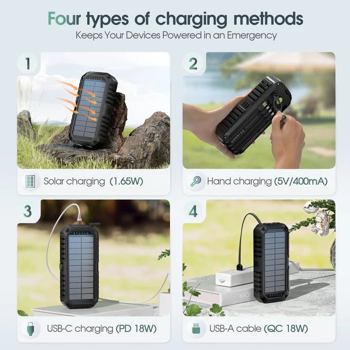 Solar Crank Power Bank — view 4