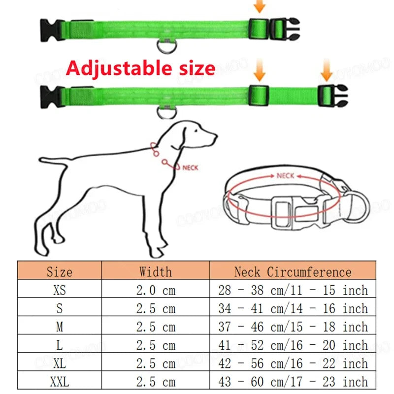Rechargeable LED Pet Collar — view 4
