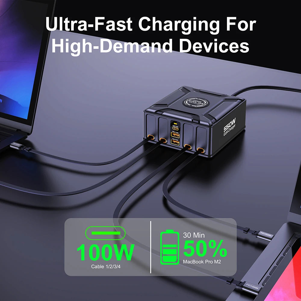 550W 7-in-1 GaN Charging Station — view 5
