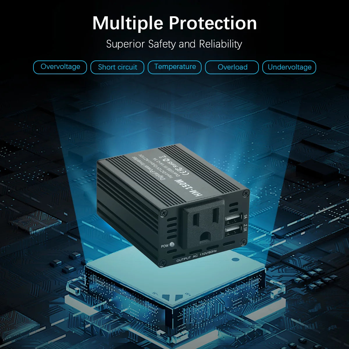 150W Car Inverter — view 4