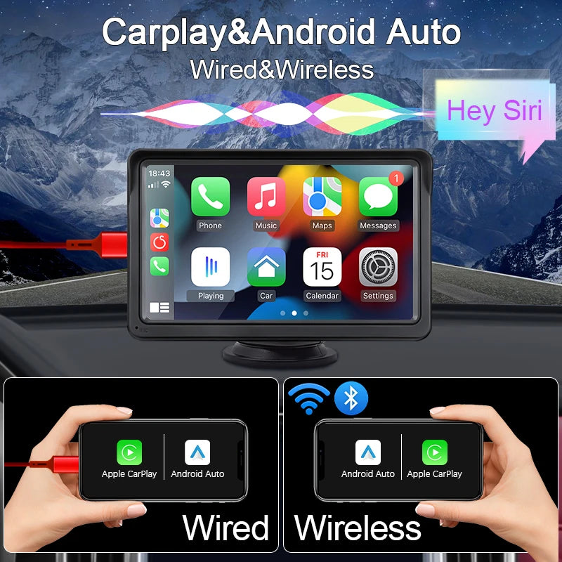 Portable CarPlay Screen — view 3