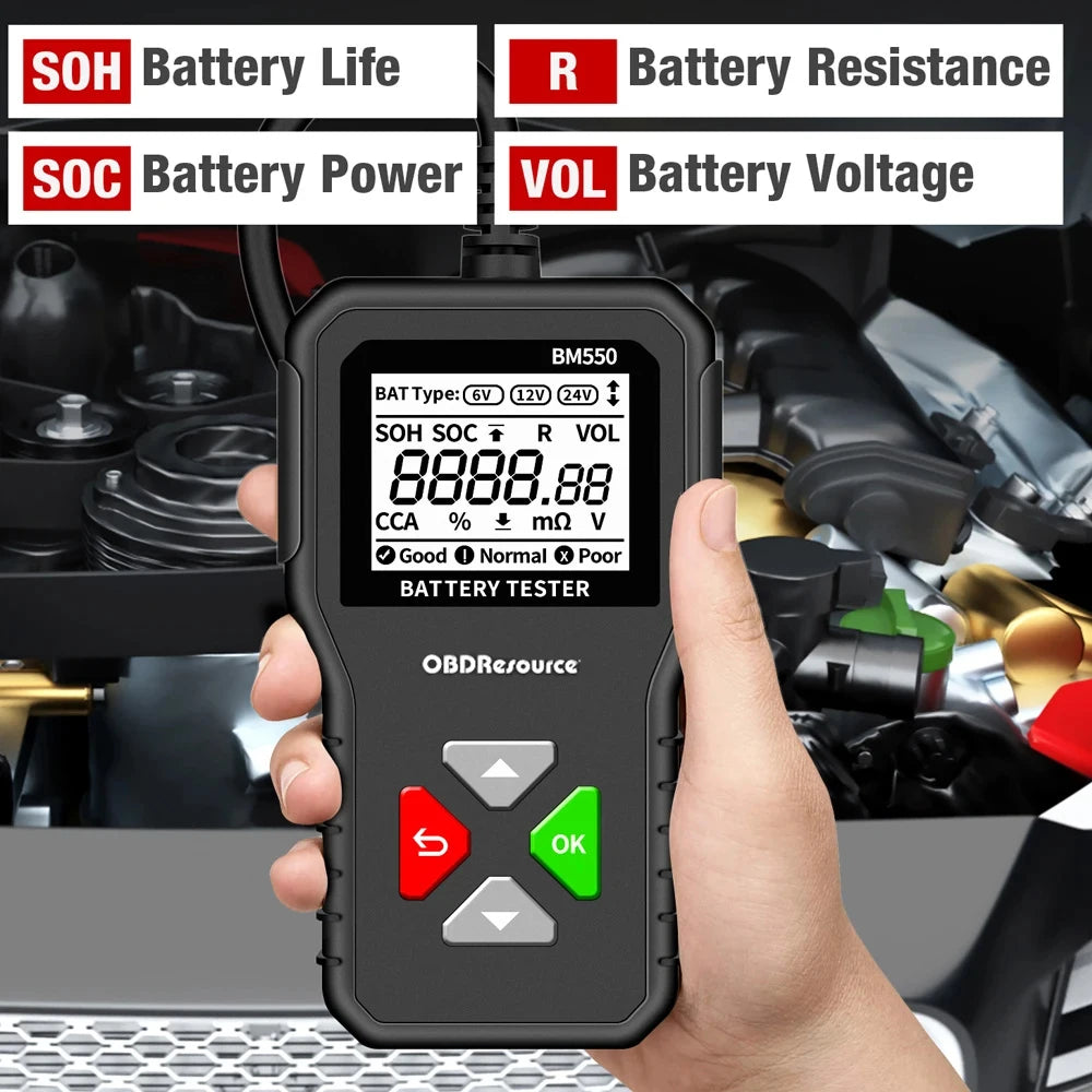 BM550 Battery Tester — view 4