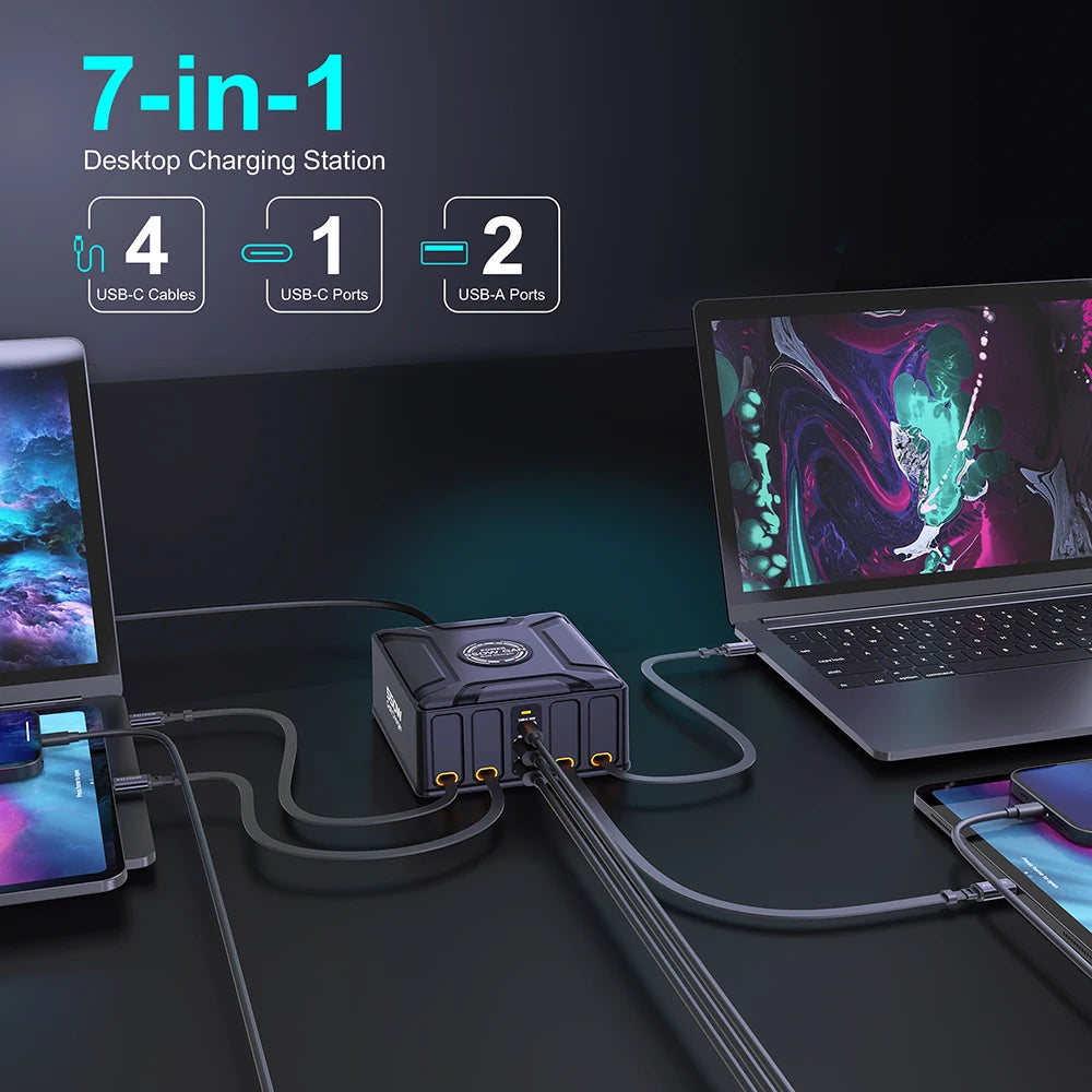 550W 7-in-1 GaN Charging Station — view 4