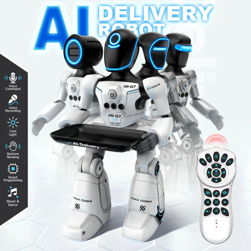 AI Gesture Delivery Robot — view 2