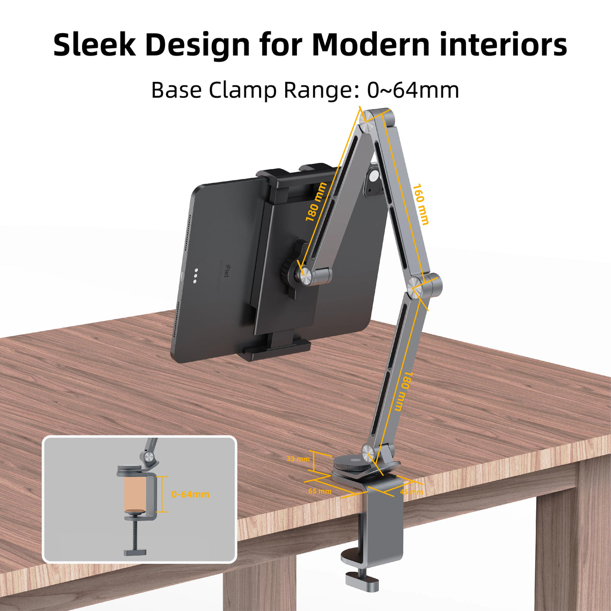 Cantilever Tablet Arm — view 3