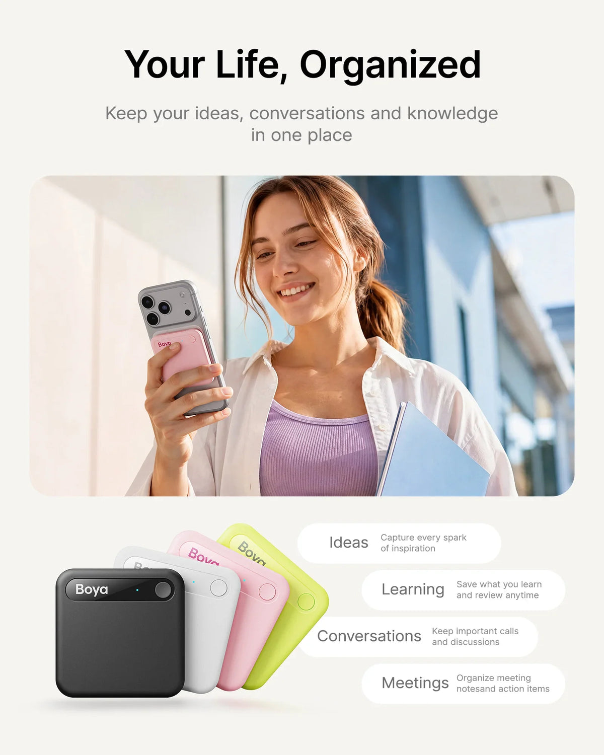 BOYA Notra Neo AI Note Taker — view 6
