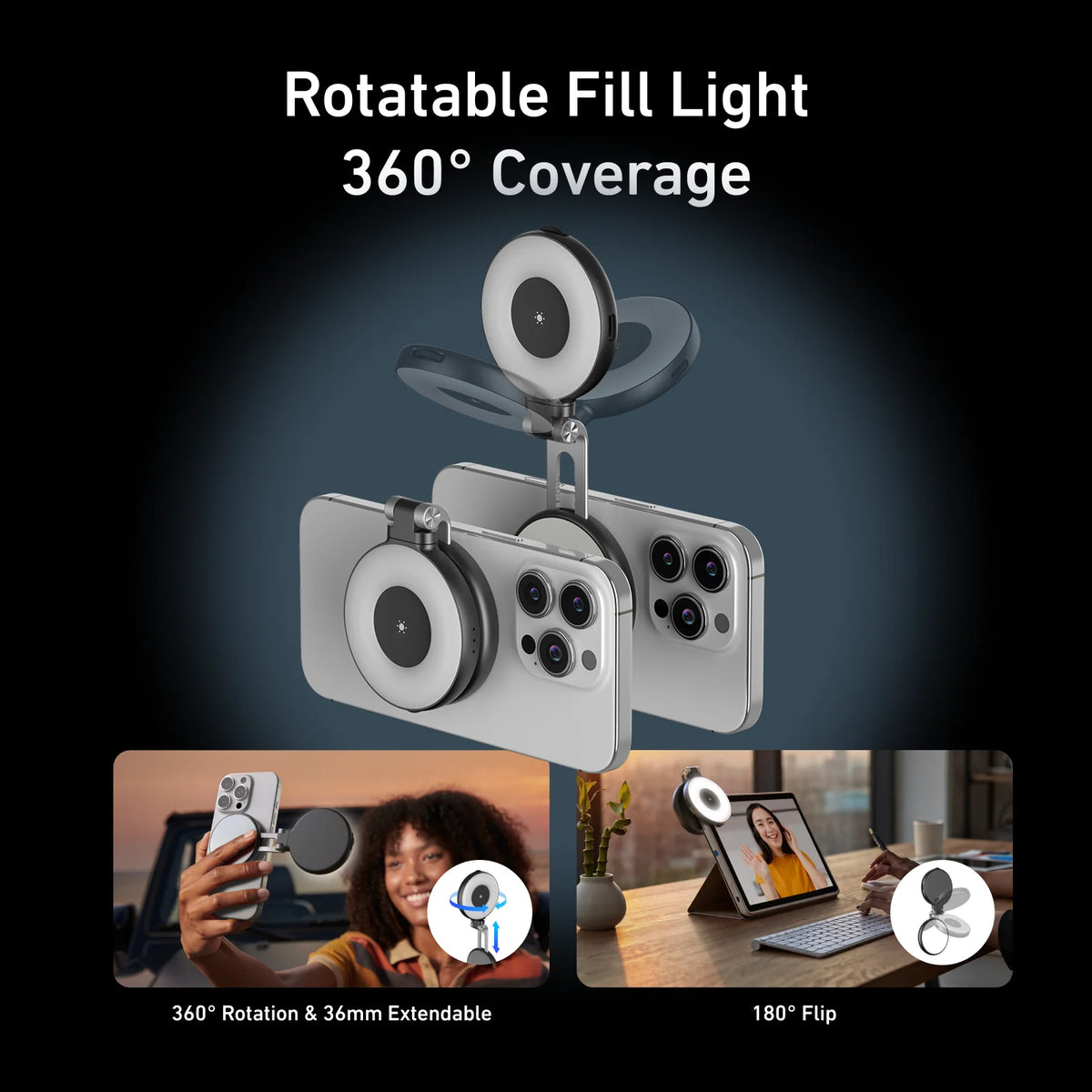 TELESIN Fill Light — view 3