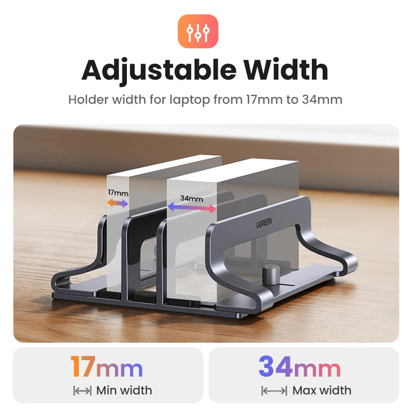UGREEN Vertical Laptop Stand — view 3