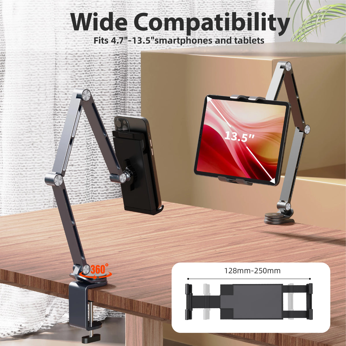 Cantilever Tablet Arm — view 4