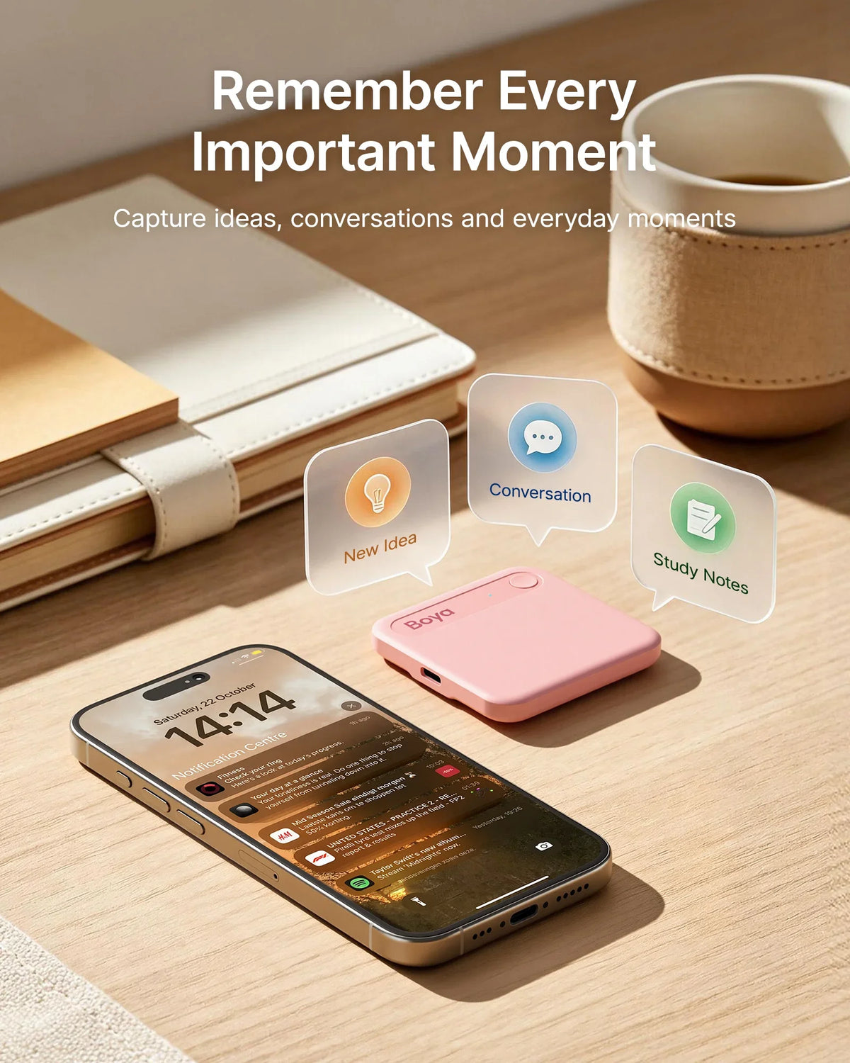 BOYA Notra Neo AI Note Taker — view 5