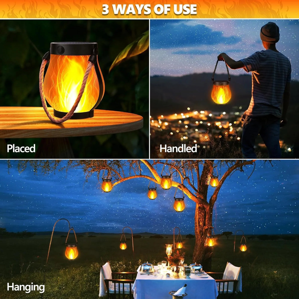Solar Flame Lantern — view 6