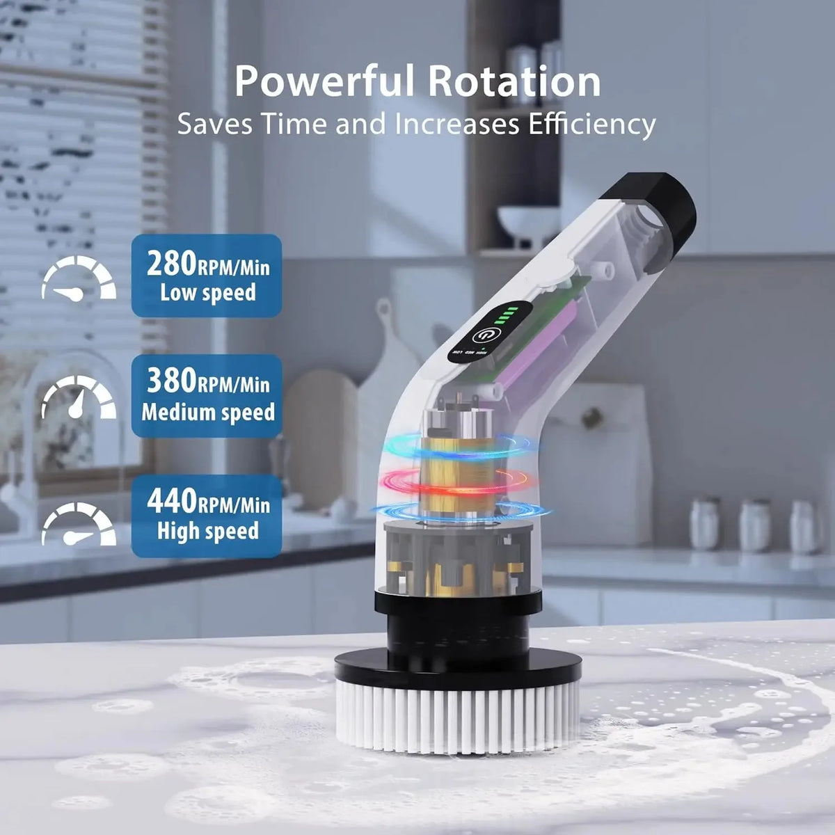 Cordless Electric Spin Scrubber — view 4
