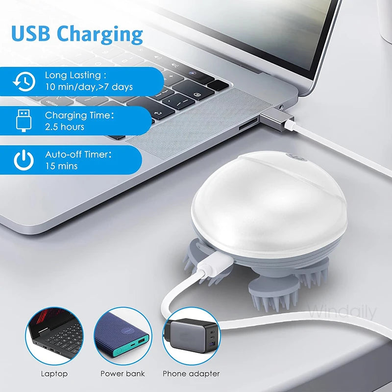 Waterproof Scalp Massager — view 5