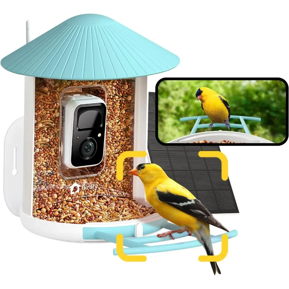 AI Bird Feeder Camera — Identifies Bird Species, Night Vision, Wi-Fi Alerts