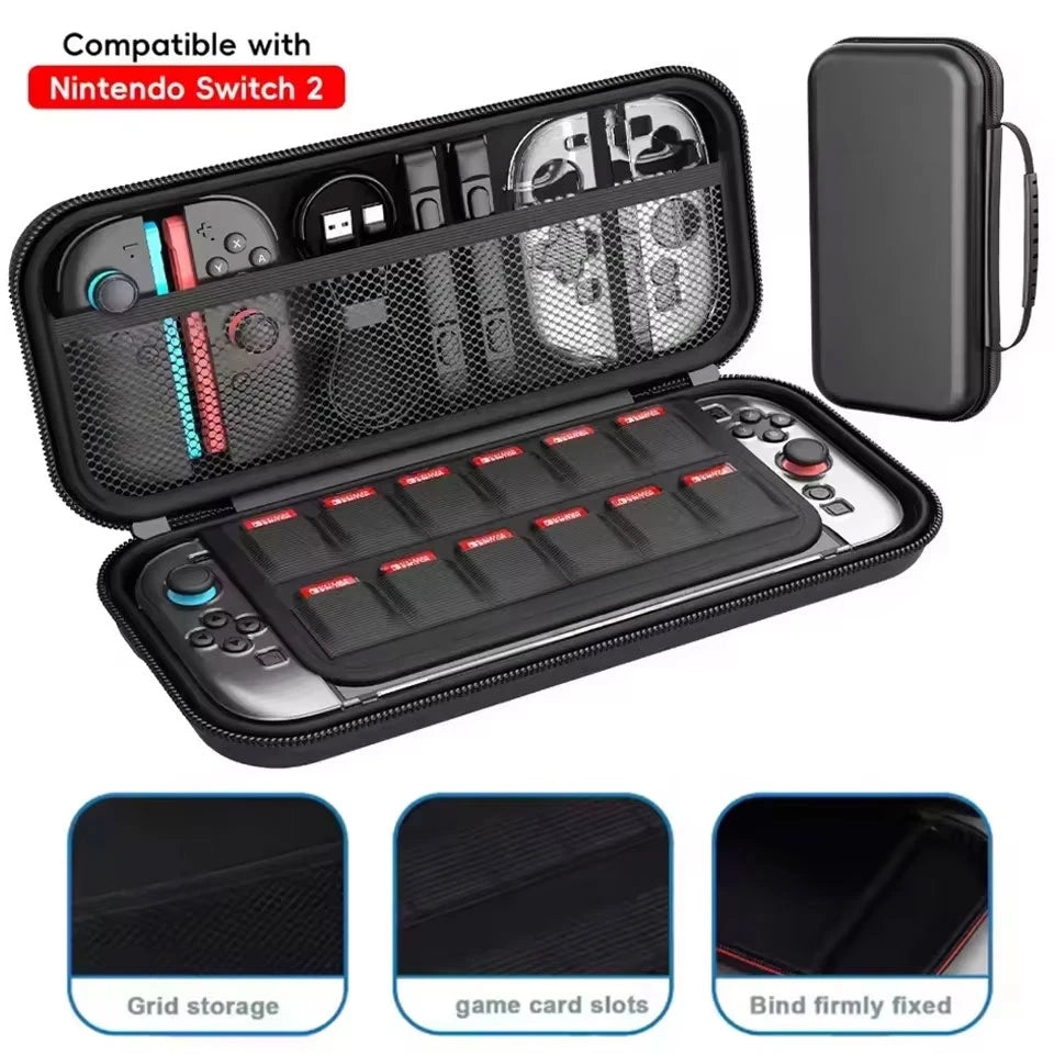 Switch 2 case open with storage