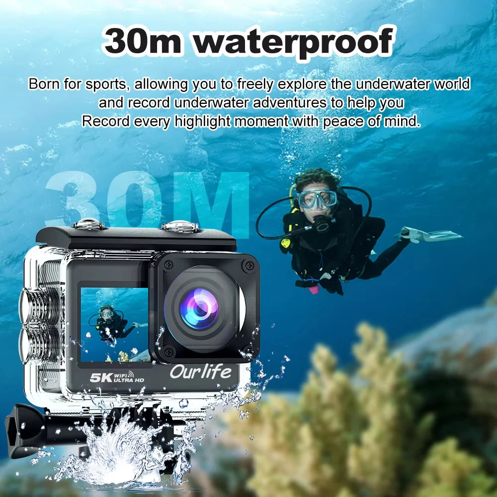 Ourlife 5K Action Camera — view 5