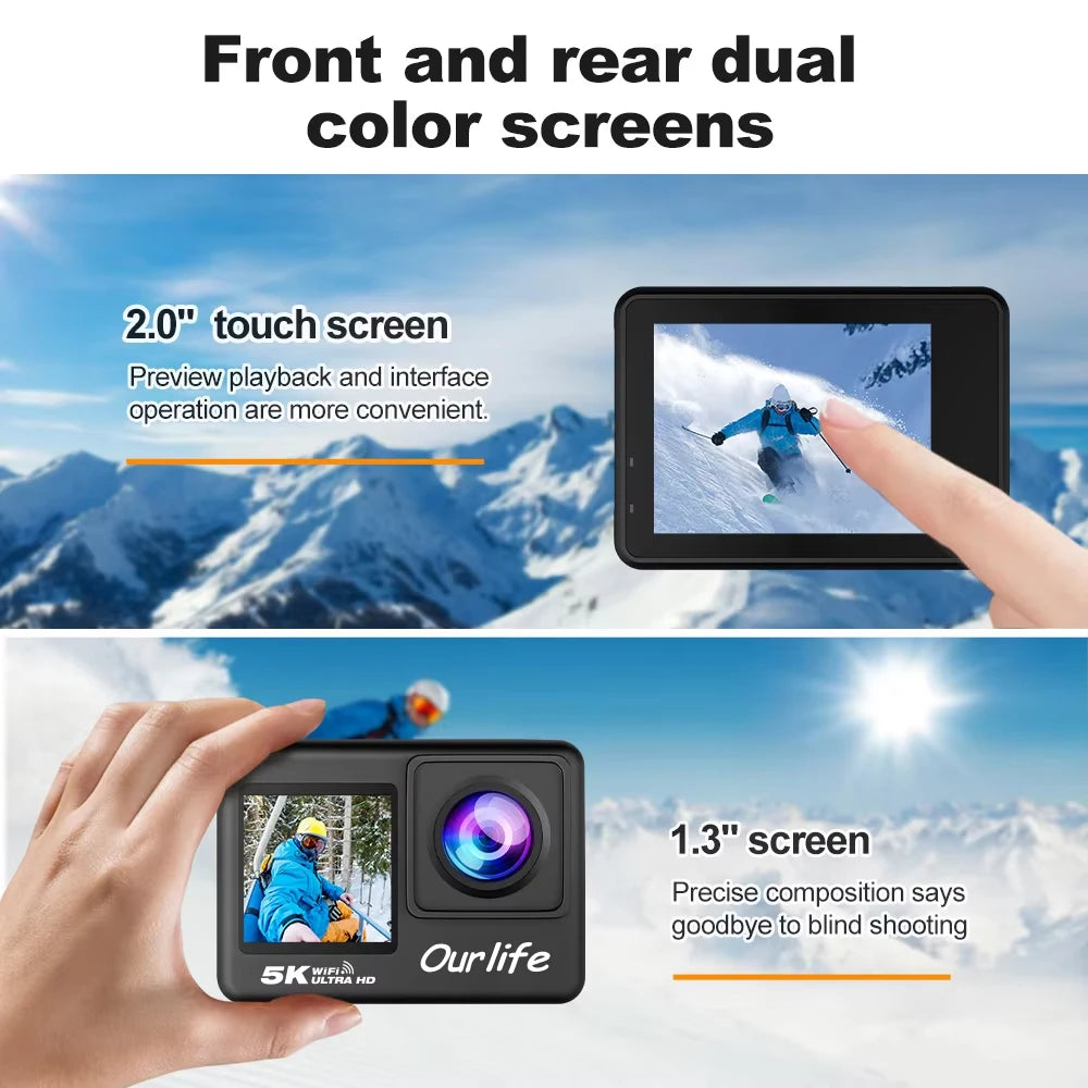 Ourlife 5K Action Camera — view 6