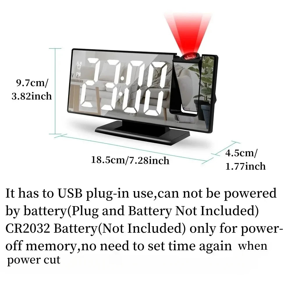 Projection Alarm Clock — view 3