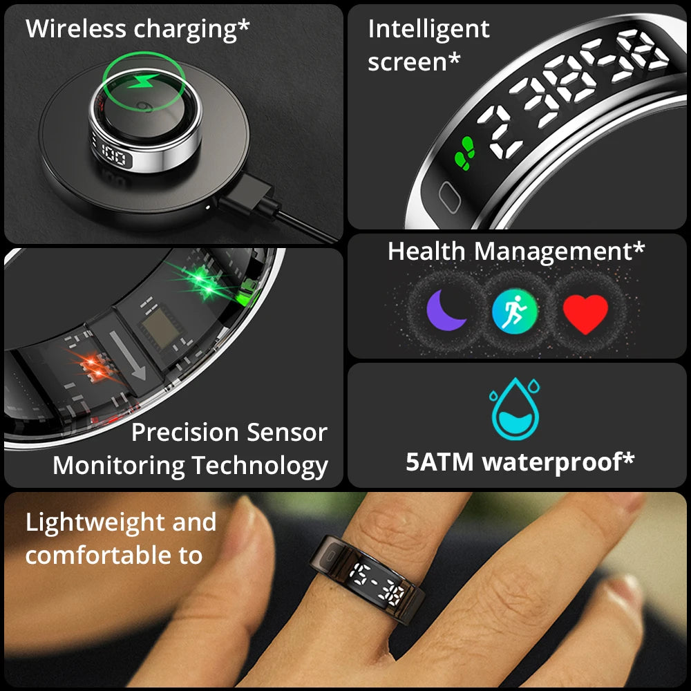 COLMI R12 Smart Ring with Touch Display — view 3