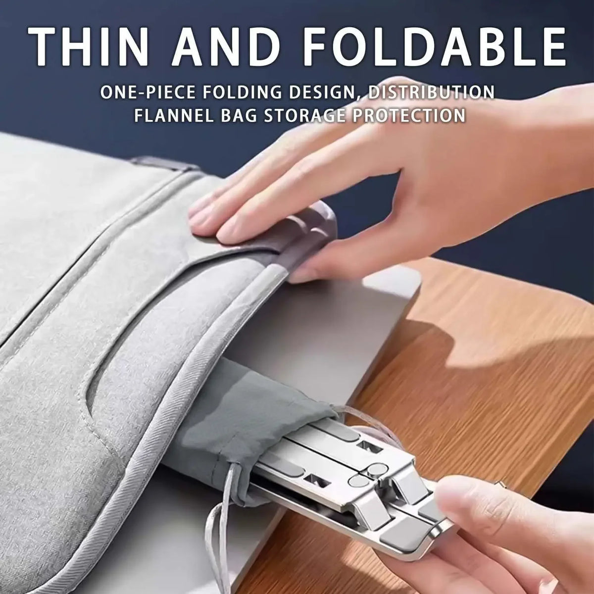 Folds flat