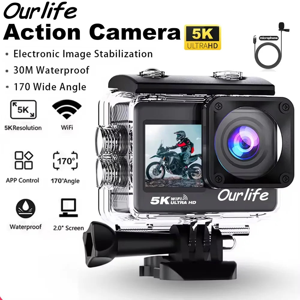 Ourlife 5K Action Camera — view 2