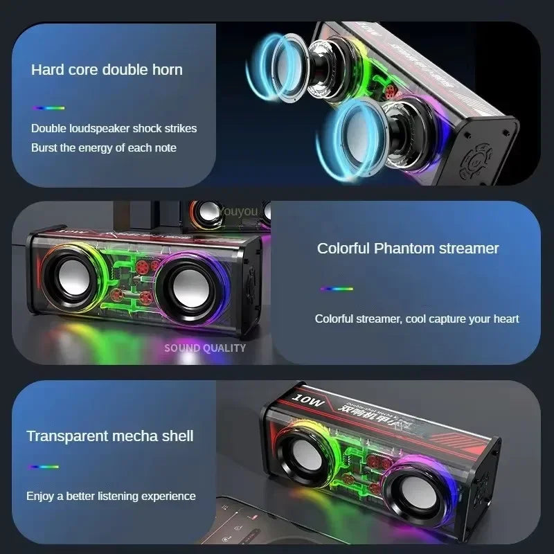 Transparent Mecha Bluetooth Speaker — view 2