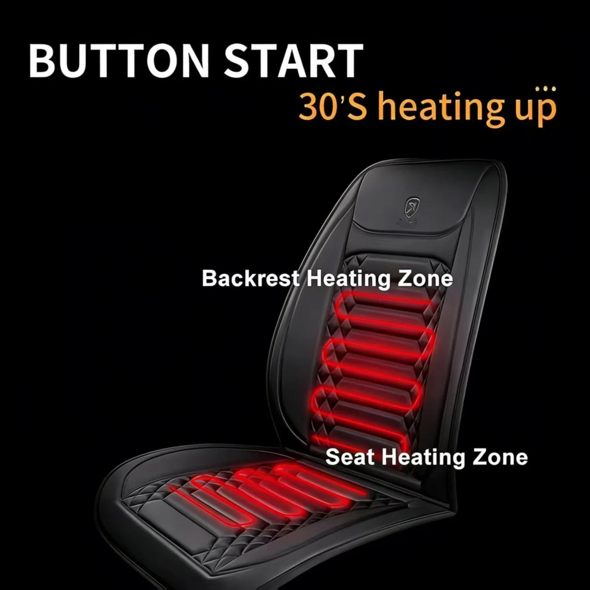 12V Heated Car Seat Cushion — view 3