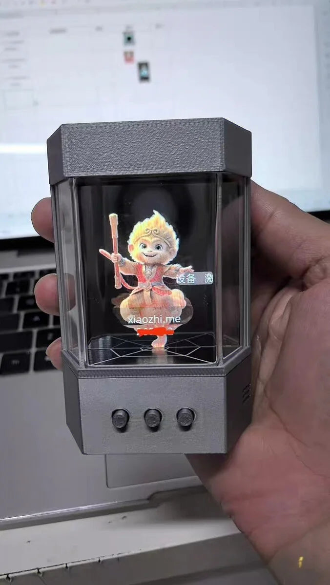 Holographic AI Companion Pod — Voice Chat, 21 Expressions, 3 AI Models