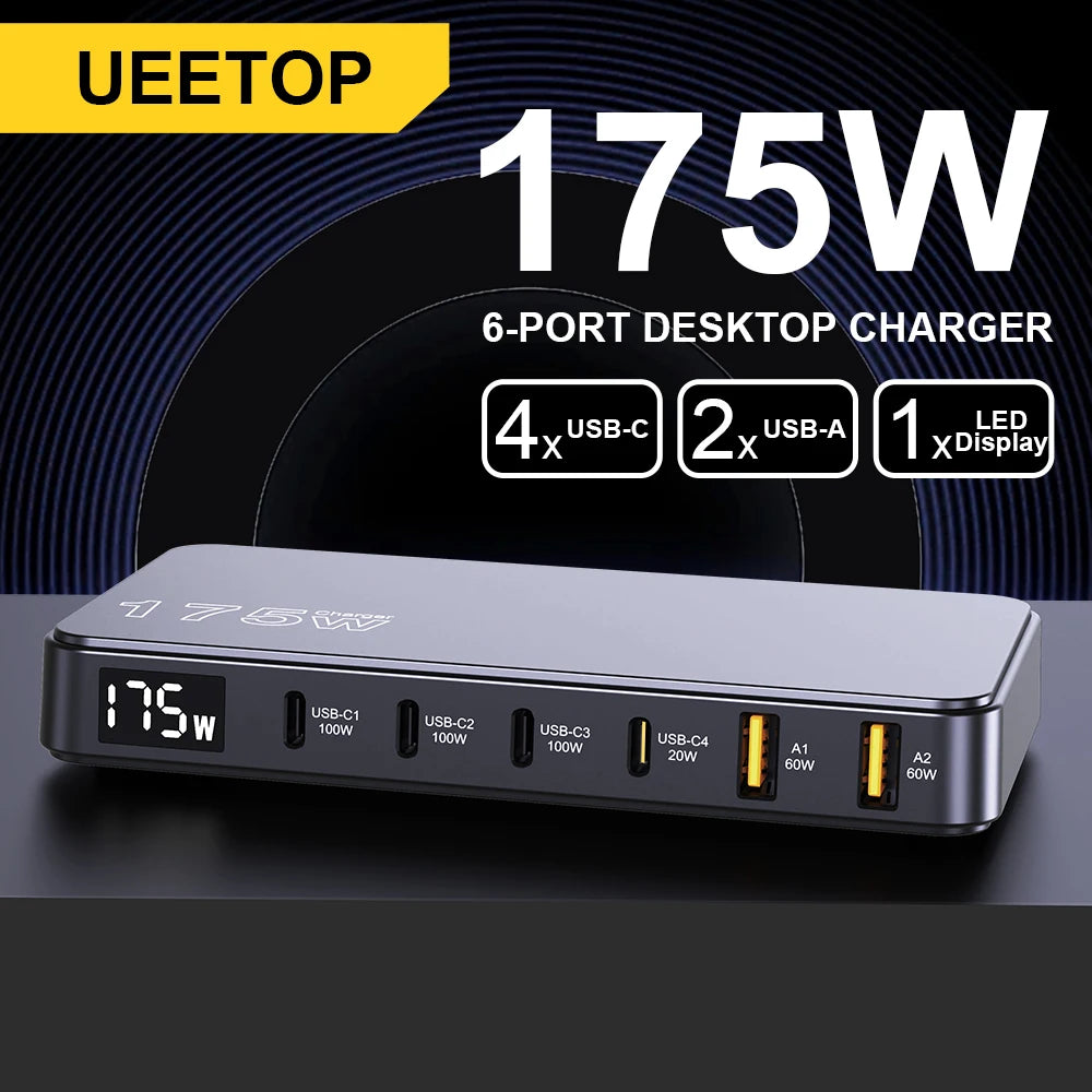 Ueetop 175W GaN Desktop Charger — view 2