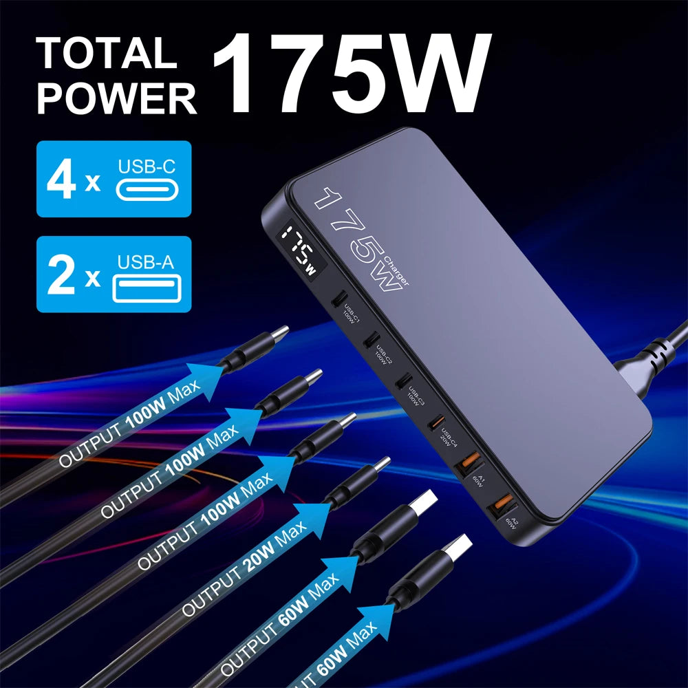 Ueetop 175W GaN Desktop Charger — view 4