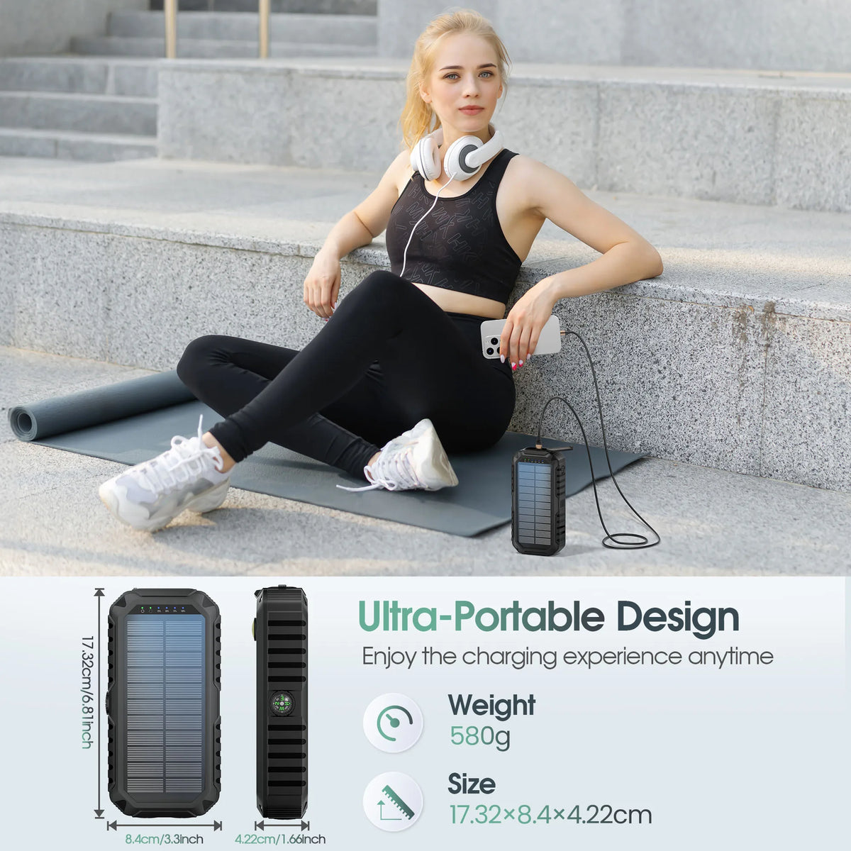 Solar Crank Power Bank — view 5