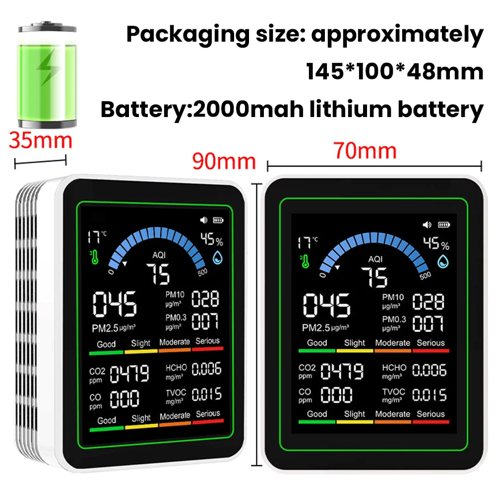 10-in-1 Air Quality Monitor — view 2