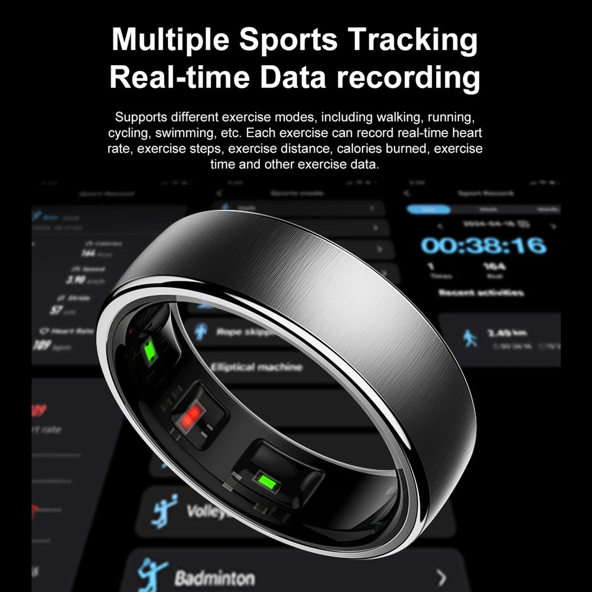 R10 Smart Ring with Charging Dock — view 2