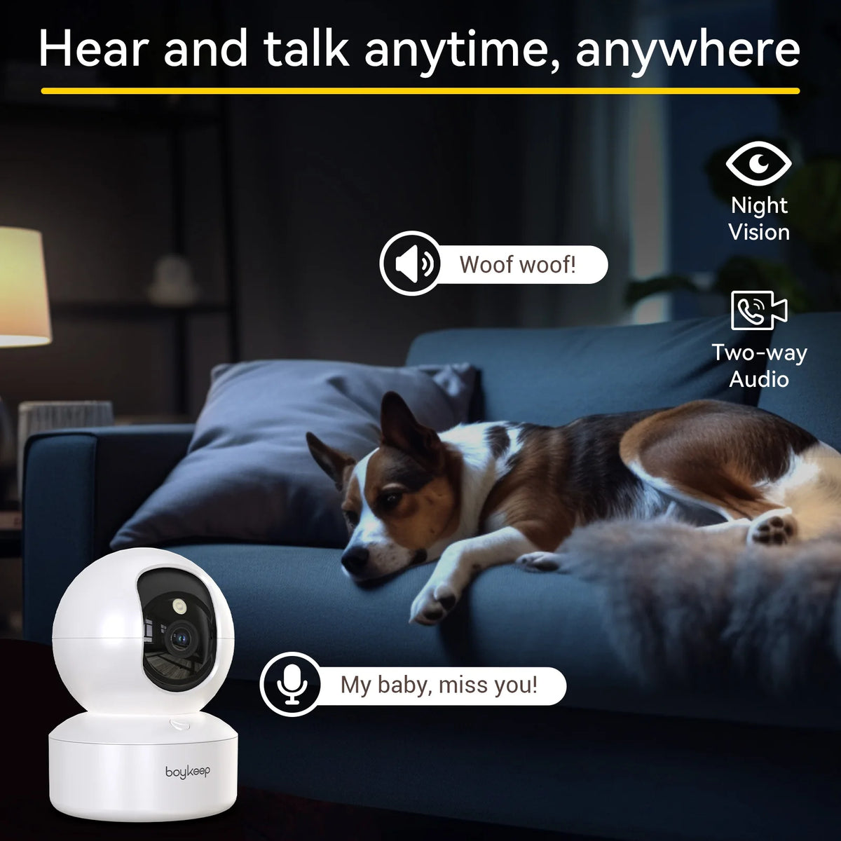 Boykeep K30 Pet Camera — view 3