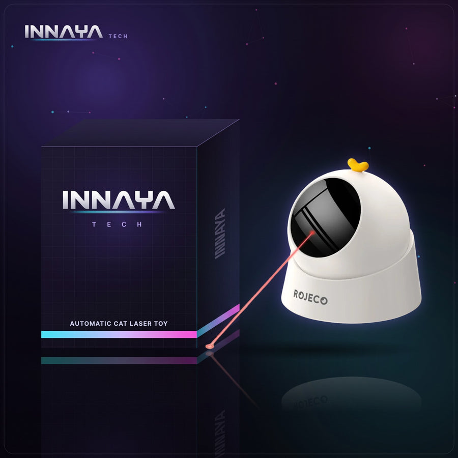 Automatic Cat Laser Toy by INNAYA Tech with INNAYA retail box