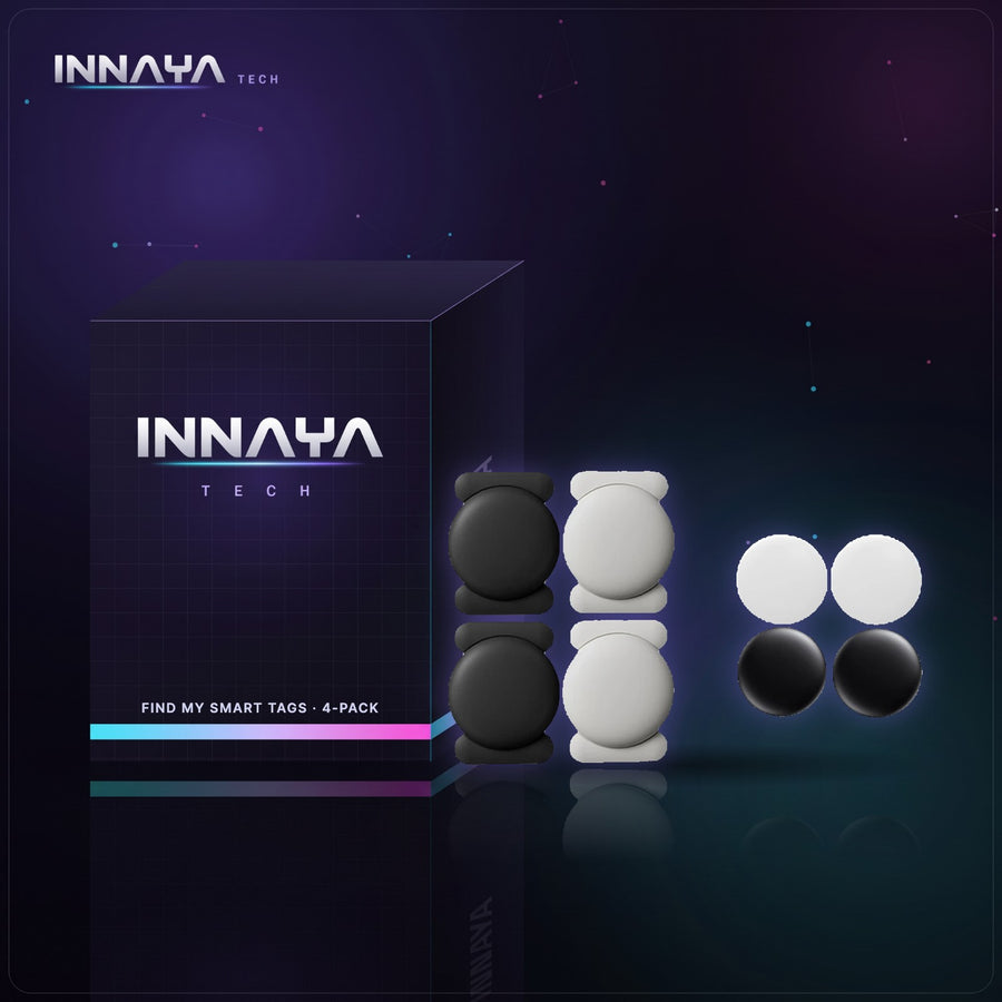 Find My Smart Tag 4-Pack by INNAYA Tech with INNAYA retail box